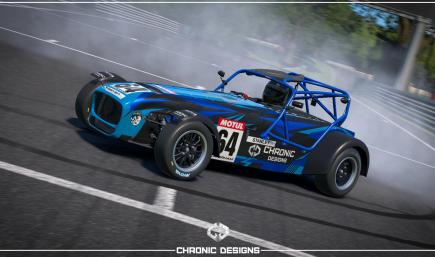 Chronic Designs Caterham 420R - Blue and Baby Blue