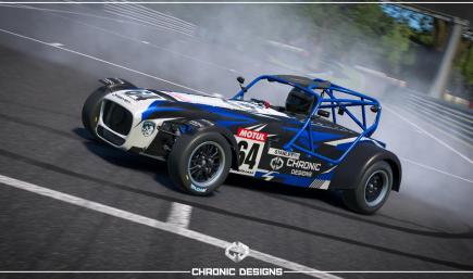 Chronic Designs Caterham 420R - Blue and White