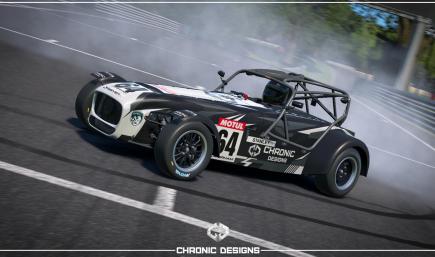 Chronic Designs Caterham 420R - Grey and White