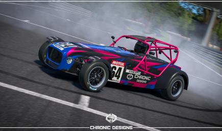Chronic Designs Caterham 420R - Pink and Blue