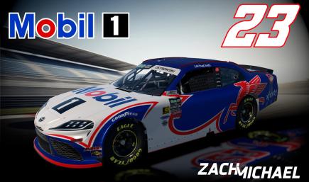 NO# Zach Michael 2026 Mobil 1 Toyota Supra (Fictional)