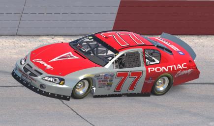 Pontiac Fictional Silver/Red Sim Stamp
