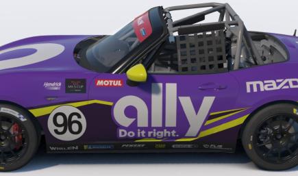 Ally Financial Hendrick Motorsports MX-5 (sim number)