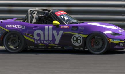 Ally Financial Hendrick Motorsports MX-5 (sim number)
