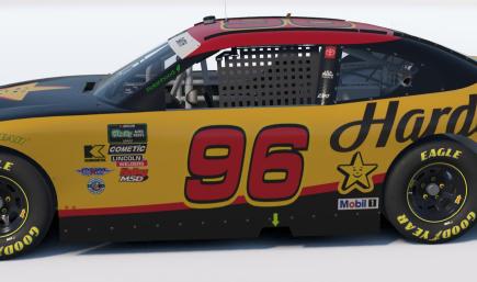 Hardees 23XI Racing NOAPS Supra (sim number)