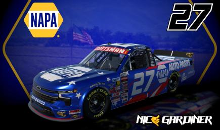 Nick Gardiner 2026 NAPA Patriotic Silverado (Fictional)