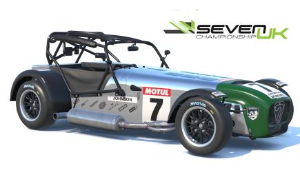 Polished alloy 7 with carbon fibre guards and green nose