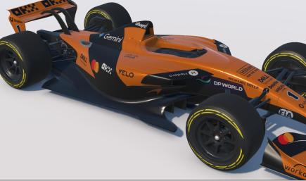 2026 F1 McLaren for the Dallara IR-01