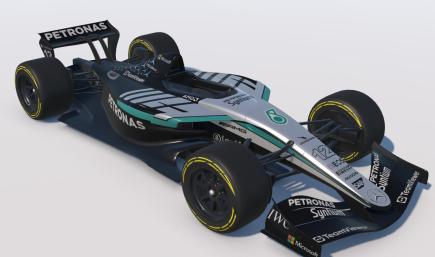 2026 F1 AMG Mercedes for the Dallara IR-01