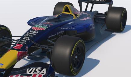 2026 F1 Red Bull for the Dallara IR-01