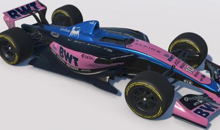 2026 F1 Alpine for the Dallara IR-01