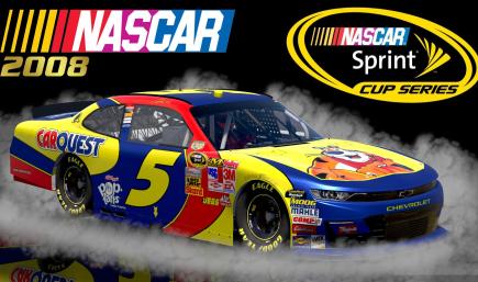 (Fictional) #5 Casey Mears 2008 Kelloggs Chevrolet Camaro Sim Stamped Number