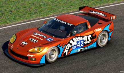 Hot Wheels Corvette C6 - Orange
