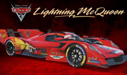 Aston Martin Valkyrie GTP Lightning McQueen