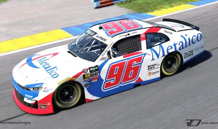 Official 2026 #96 Anthony Alfredo Metalico With Num