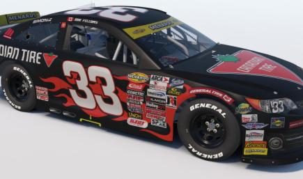 2013 Ron Fellows Canadian Tire #33 - ARCA Camry - Black Edition