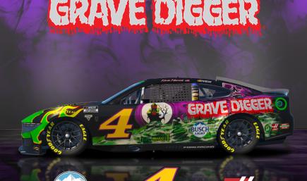 2026 Kevin harvick Grave Digger Ford Mustang Nextgen Fantasy No Num