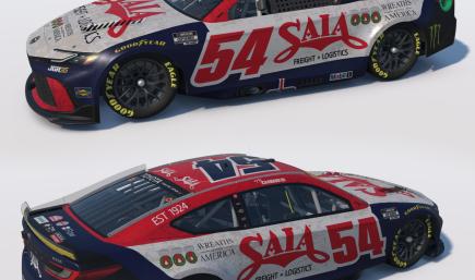 2026 Ty Gibbs SAIA Wreaths Toyota Camry No Num
