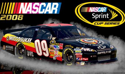#09 Sterling Marlin 2008 Miccosukee Impala SS COT Sim Stamped Number