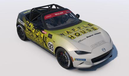 Waffle House Fade Paint for MX-5