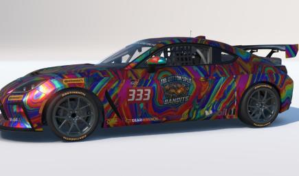 Bottom Split Bandits Racing Team Paint Splash