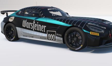 Warsteiner branded AMG Mercedes GT4