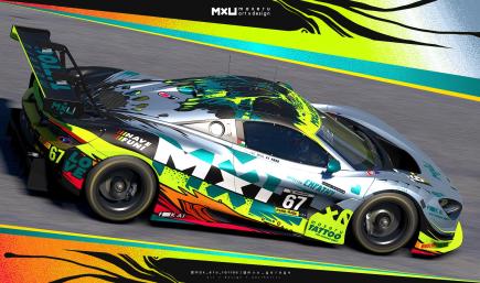 MXU Entropical Silver - McLaren 720s GT3 EVO