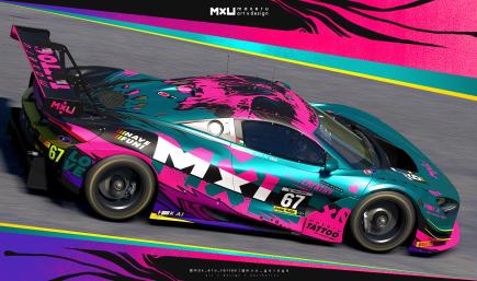 MXU Entropical Pink - McLaren 720s GT3 EVO