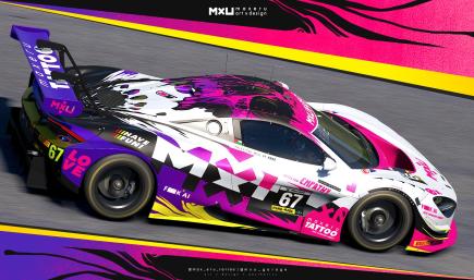 MXU Entropic PinknPurple - McLaren 720s GT3 EVO