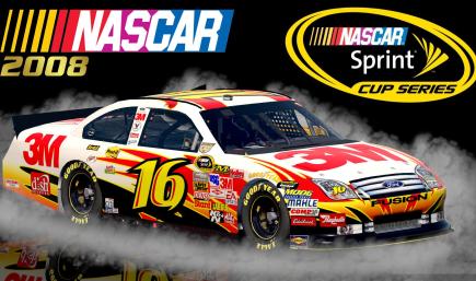 #16 Greg Biffle 2008 3M Ford Fusion COT