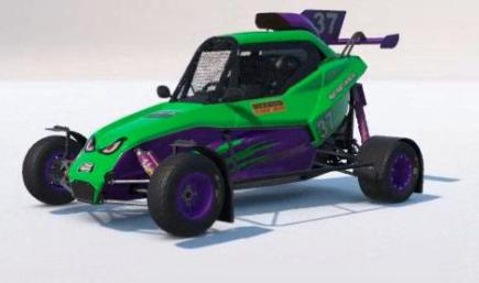 Meat Head Sim Racing Cross Car - Purple