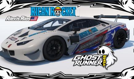 Alexis Rios Backmarker Motorsports Lambo