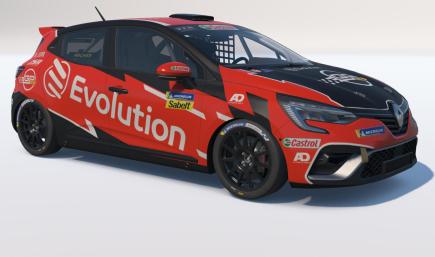 Josh Stanton 2023 Livery theme for the Renault Clio Cup car
