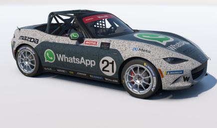 WhatsApp theme for Mazda MX-5