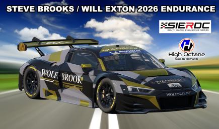 Steve Brooks / Will Exton 2026 Endurance Audi