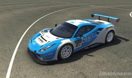 Ferrari 488 GT3 blåIT Edition