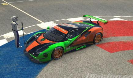 Ferrari 488 GTE iago nogueira TEAM GNER