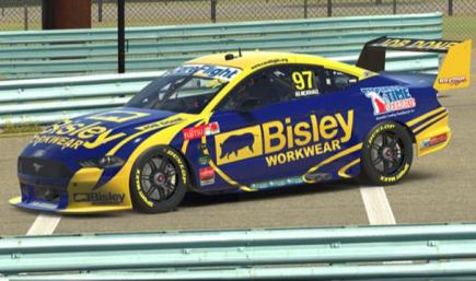 2011 Colin Sieders Bisley Retro Livery Ford Mustang GT
