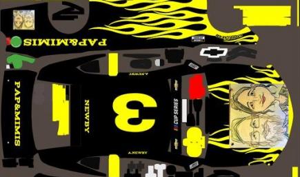 PAPAND MIMI YELLOW FLAME CAMARO 4