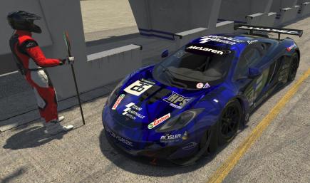 HPSR Community McLaren MP4 GT3 Blau