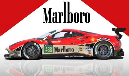 Ferrari 488 GTE Marlboro by Don Craig - Trading Paints