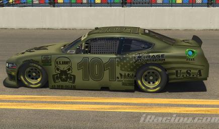 US Army Nascar Xfinity Cup Mustang