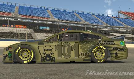 US Army NASCAR Cup Series Mustang