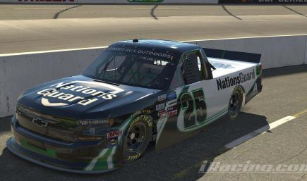 Fictional 2021 Kyle Larson Truck Nations Guard (NO NUMBER)