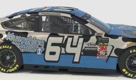 Musashino Milk NASCAR Cup Ford Mustang by Brandon D. - Trading Paints