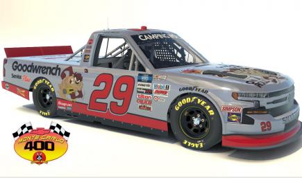 Kevin Harvick 2001 GM Goodwrench Looney Tunes Taz Silverado