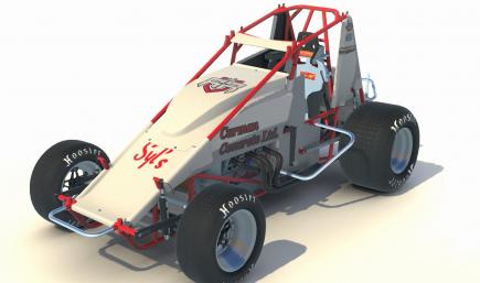 Dirt Sprint wingless- #8 Tyler Doell