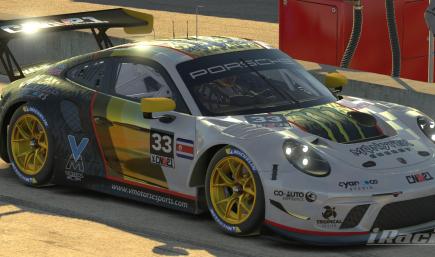 Porsche 911 GT3R CNAV21 Yellow