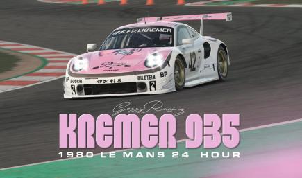 1980 LeMans - Gozzy Racing Kremer 935 K3 by David Roberts