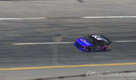 Blue and pink October breast cancer tribute.